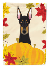 Load image into Gallery viewer, Doberman Thanksgiving Garden Flag – Decorative Outdoor Yard Flag BB2051GF