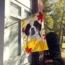 Load image into Gallery viewer, Saint Bernard Thanksgiving Flag Canvas House Size BB2052CHF