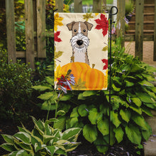 Load image into Gallery viewer, Wire Haired Fox Terrier Thanksgiving Garden Flag – Decorative Outdoor Yard Flag BB2053GF