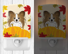 Load image into Gallery viewer, Papillon Thanksgiving Ceramic Night Light BB2054CNL