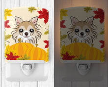 Load image into Gallery viewer, Chihuahua Thanksgiving Ceramic Night Light BB2057CNL
