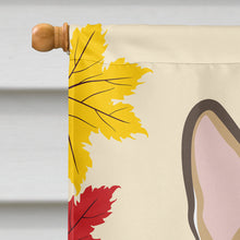 Load image into Gallery viewer, Sable Corgi Thanksgiving Flag Canvas House Size BB2059CHF