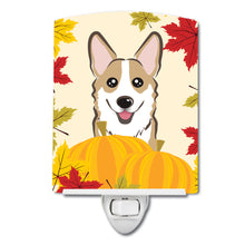 Load image into Gallery viewer, Sable Corgi Thanksgiving Ceramic Night Light BB2059CNL