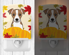 Load image into Gallery viewer, Jack Russell Terrier Thanksgiving Ceramic Night Light BB2066CNL