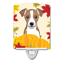 Load image into Gallery viewer, Jack Russell Terrier Thanksgiving Ceramic Night Light BB2066CNL