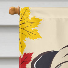 Load image into Gallery viewer, Fawn Pug Thanksgiving Flag Canvas House Size BB2068CHF