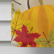 Load image into Gallery viewer, Fawn Pug Thanksgiving Flag Canvas House Size BB2068CHF