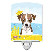 Load image into Gallery viewer, Jack Russell Terrier Summer Beach Ceramic Night Light BB2070CNL