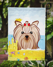 Load image into Gallery viewer, Yorkie Yorkshire Terrier Summer Beach Garden Flag – Decorative Outdoor Yard Flag BB2072GF