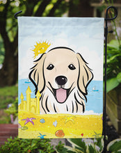 Load image into Gallery viewer, Golden Retriever Summer Beach Garden Flag – Decorative Outdoor Yard Flag BB2073GF