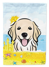 Load image into Gallery viewer, Golden Retriever Summer Beach Garden Flag – Decorative Outdoor Yard Flag BB2073GF
