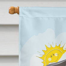 Load image into Gallery viewer, Schnauzer Summer Beach Flag Canvas House Size BB2074CHF