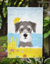 Load image into Gallery viewer, Schnauzer Summer Beach Garden Flag – Decorative Outdoor Yard Flag BB2074GF