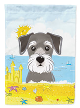 Load image into Gallery viewer, Schnauzer Summer Beach Garden Flag – Decorative Outdoor Yard Flag BB2074GF