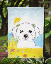 Load image into Gallery viewer, Maltese Summer Beach Garden Flag – Decorative Outdoor Yard Flag BB2076GF