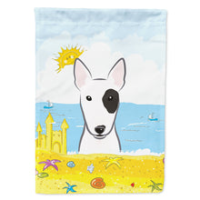 Load image into Gallery viewer, Bull Terrier Summer Beach Flag Canvas House Size BB2077CHF