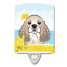Load image into Gallery viewer, Cocker Spaniel Summer Beach Ceramic Night Light BB2084CNL