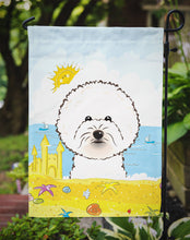 Load image into Gallery viewer, Bichon Frise Summer Beach Garden Flag – Decorative Outdoor Yard Flag BB2085GF