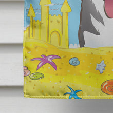 Load image into Gallery viewer, Alaskan Malamute Summer Beach Flag Canvas House Size BB2086CHF