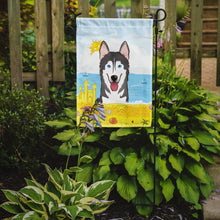 Load image into Gallery viewer, Alaskan Malamute Summer Beach Garden Flag – Decorative Outdoor Yard Flag BB2086GF
