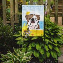 Load image into Gallery viewer, English Bulldog  Summer Beach Garden Flag – Decorative Outdoor Yard Flag BB2087GF