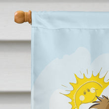 Load image into Gallery viewer, Cavalier Spaniel Summer Beach Flag Canvas House Size BB2092CHF