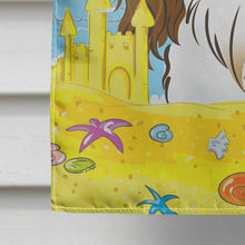 Load image into Gallery viewer, Cavalier Spaniel Summer Beach Flag Canvas House Size BB2092CHF