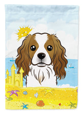 Load image into Gallery viewer, Cavalier Spaniel Summer Beach Garden Flag – Decorative Outdoor Yard Flag BB2092GF