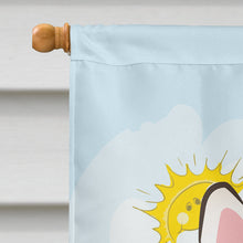 Load image into Gallery viewer, Westie Summer Beach Flag Canvas House Size BB2094CHF