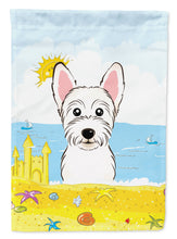 Load image into Gallery viewer, Westie Summer Beach Garden Flag – Decorative Outdoor Yard Flag BB2094GF