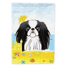 Load image into Gallery viewer, Japanese Chin Summer Beach Flag Canvas House Size BB2098CHF