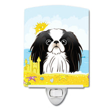 Load image into Gallery viewer, Japanese Chin Summer Beach Ceramic Night Light BB2098CNL