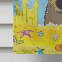 Load image into Gallery viewer, Wirehaired Dachshund Summer Beach Flag Canvas House Size BB2101CHF