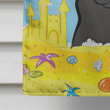 Load image into Gallery viewer, Black Labrador Summer Beach Flag Canvas House Size BB2103CHF