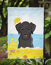 Load image into Gallery viewer, Black Labrador Summer Beach Garden Flag – Decorative Outdoor Yard Flag BB2103GF