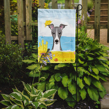 Load image into Gallery viewer, Italian Greyhound Summer Beach Garden Flag – Decorative Outdoor Yard Flag BB2104GF