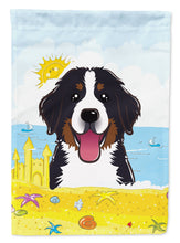Load image into Gallery viewer, Bernese Mountain Dog Summer Beach Garden Flag – Decorative Outdoor Yard Flag BB2105GF