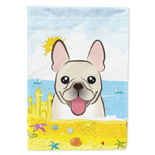 Load image into Gallery viewer, French Bulldog Summer Beach Flag Canvas House Size BB2106CHF