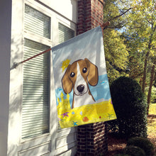 Load image into Gallery viewer, Beagle Summer Beach Flag Canvas House Size BB2107CHF