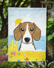 Load image into Gallery viewer, Beagle Summer Beach Garden Flag – Decorative Outdoor Yard Flag BB2107GF