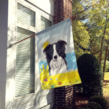 Load image into Gallery viewer, Border Collie Summer Beach Flag Canvas House Size BB2109CHF