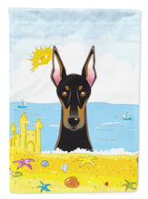 Load image into Gallery viewer, Doberman Summer Beach Flag Canvas House Size BB2113CHF