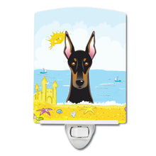 Load image into Gallery viewer, Doberman Summer Beach Ceramic Night Light BB2113CNL