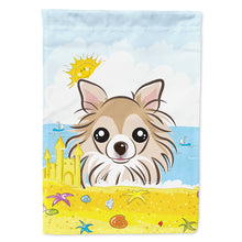 Load image into Gallery viewer, Chihuahua Summer Beach Flag Canvas House Size BB2119CHF