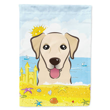 Load image into Gallery viewer, Golden Retriever Summer Beach Flag Canvas House Size BB2120CHF