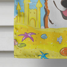 Load image into Gallery viewer, Red Corgi Summer Beach Flag Canvas House Size BB2122CHF