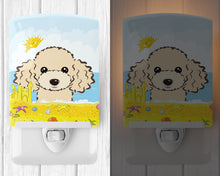 Load image into Gallery viewer, Buff Poodle Summer Beach Ceramic Night Light BB2126CNL