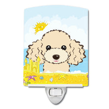 Load image into Gallery viewer, Buff Poodle Summer Beach Ceramic Night Light BB2126CNL