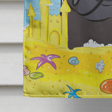 Load image into Gallery viewer, Black Pug Summer Beach Flag Canvas House Size BB2131CHF