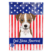 Load image into Gallery viewer, Jack Russell Terrier Flag Canvas House Size BB2132CHF